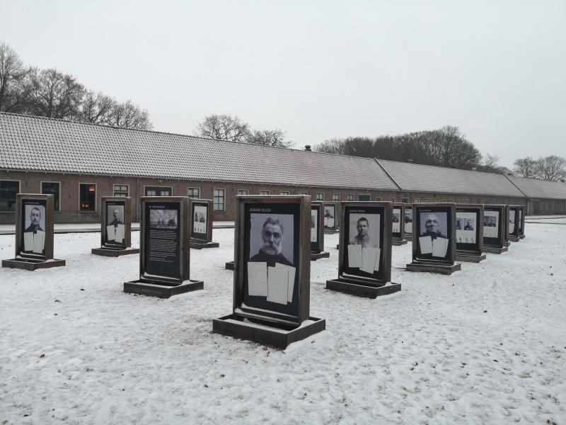  Binnenplaats van de kolonie Veenhuizen, waar het Nationaal Gevangenismuseum is.