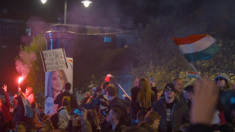 Protest Hongarije
