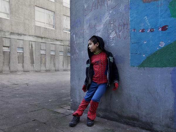 Mohamed El Kbiach, 6 years old, Spiderman in his spare time